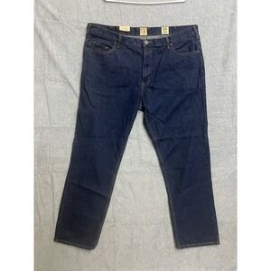Red Head Brand Co Mens Classic Fit Dark Wash Denim Jeans Blue 44x32 NWT